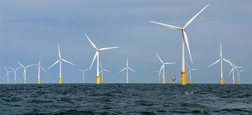 windenergie op de zee, foto door © Hans Hillewaert