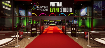 De Virtual Event Studio van Painting With Light.