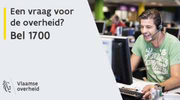 promo voor gratis nummer 1700 met callcenter foto