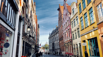 een straat in Brugge