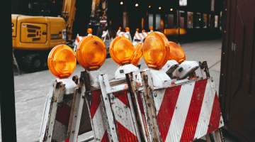 werken in de straat