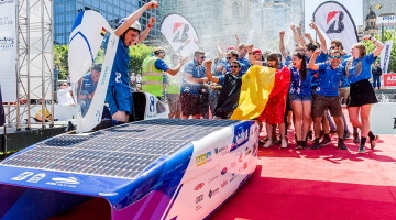 Agoria Solar Team wint de race