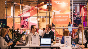 Booth op de SuperNova Tech Fair